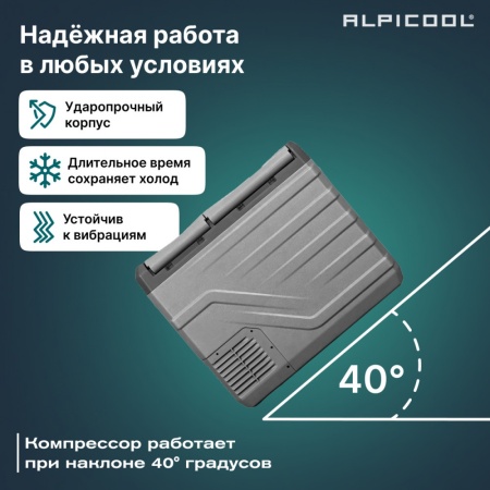 Компрессорный автохолодильник Alpicool NLD55 (12/24)